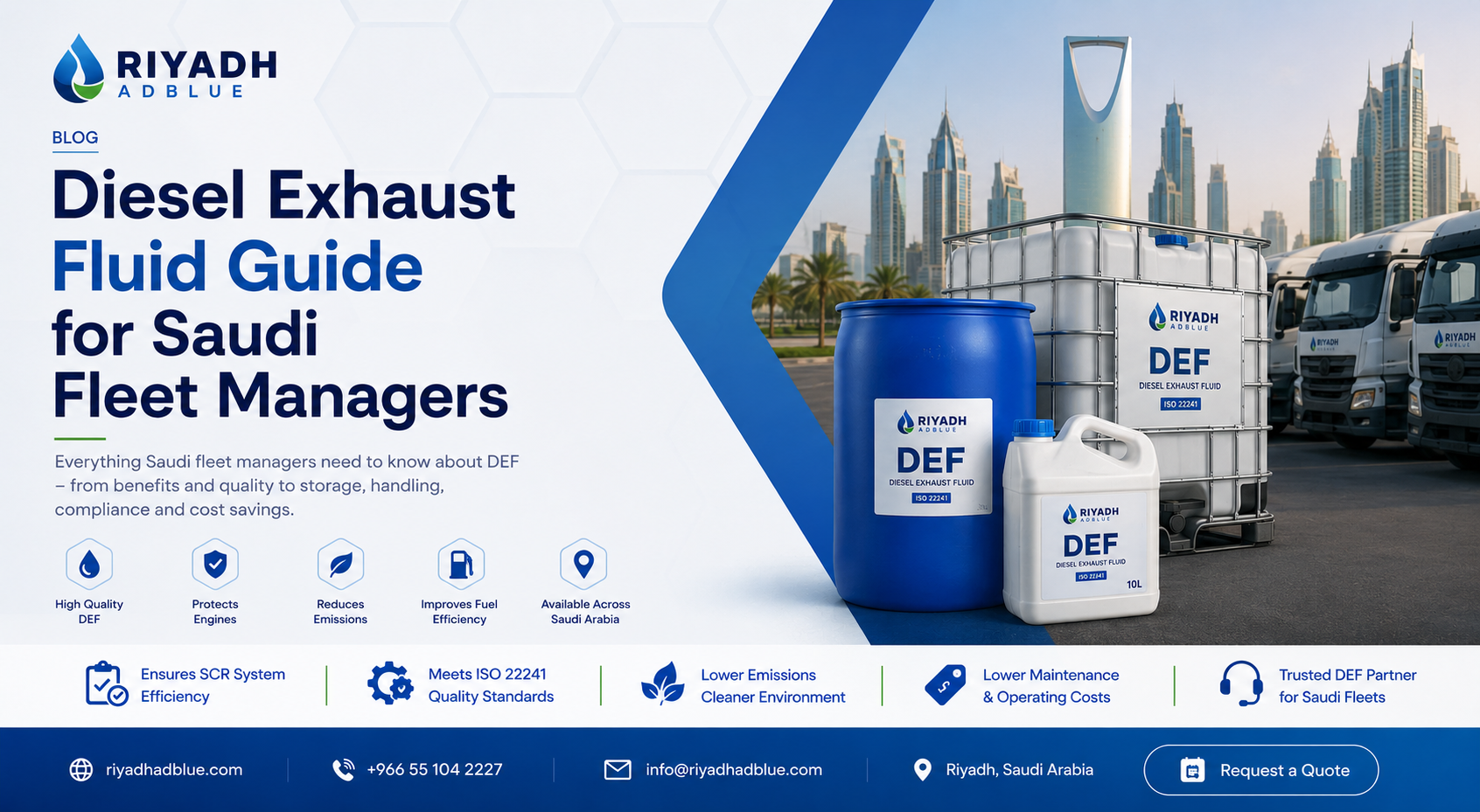 Diesel Exhaust Fluid Guide for Saudi Fleet Managers